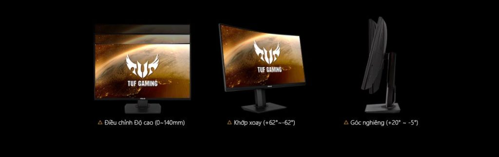 Màn Hình Gaming ASUS TUF VG32VQ (31.5 inch – 2560×1440 – 144Hz – 1ms – MPRT ELMB-Sync, – HDR10)