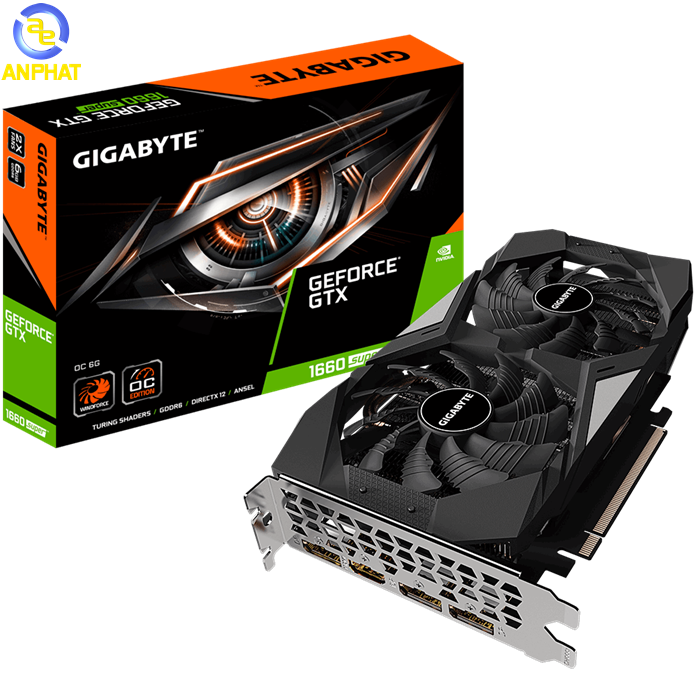 VGA GIGABYTE GeForce GTX 1660 SUPER OC 6G (GV-N166SOC-6GD)