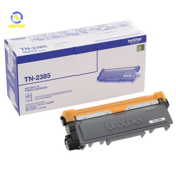 Mực TN-2385 Brother – Dành cho máy HL-L2321D/HL-L2361DN/HL-L2366DW/DCP-L2520D/MFC-L2701D/MFC-L2701DW