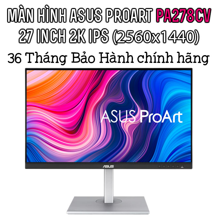 Màn hình ASUS ProArt PA278CV (27 inch-2K-IPS-USB TypeC) chuyên đồ họa