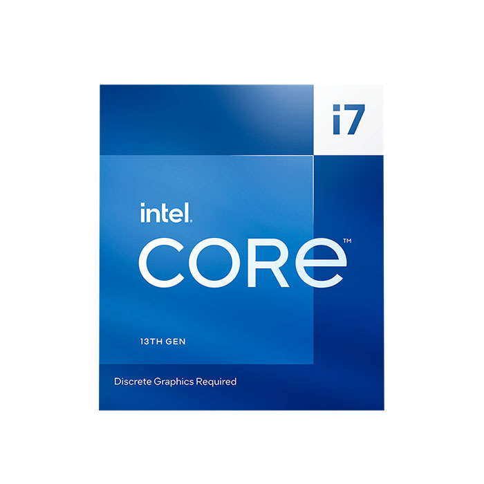 CPU Intel Core i7 13700F (Intel LGA1700 – 16 Core – 24 Thread – Base 2.1Ghz – Turbo 5.2Ghz – Cache 30MB – No iGPU)