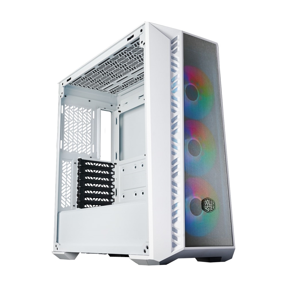 Vỏ case CoolerMaster MASTERBOX 520 MESH WHITE (ATX, 3 Fan ARGB)