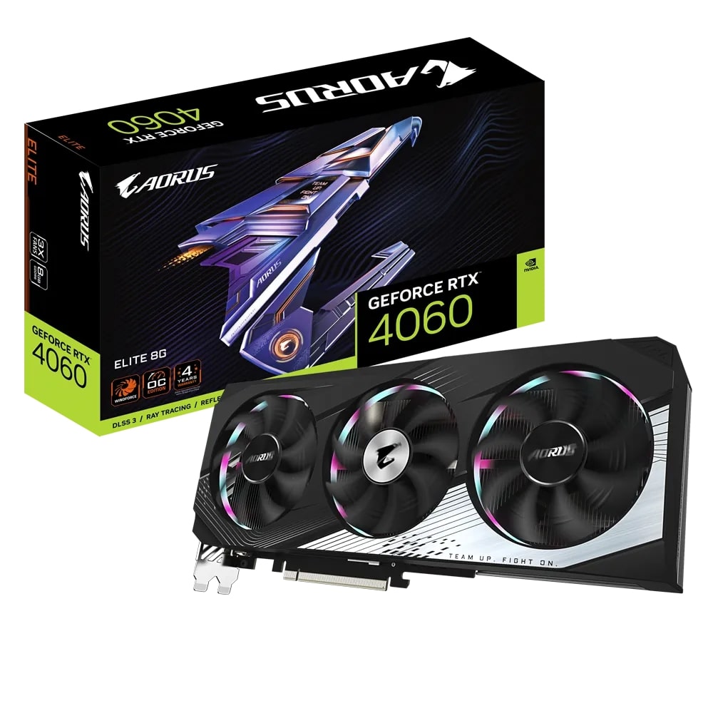VGA Gigabyte RTX 4060 Aorus Elite 8GB