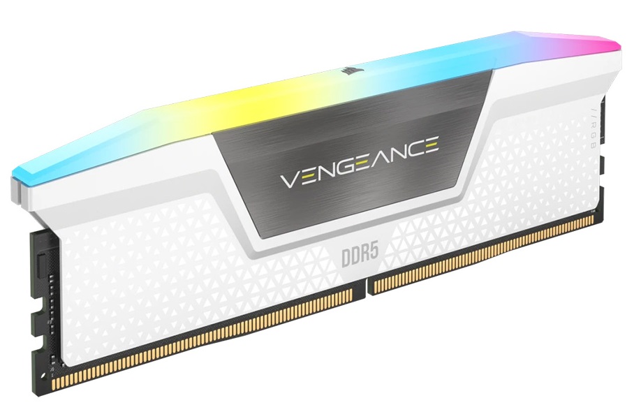 RAM CORSAIR VENGEANCE® RGB White 32GB (2x16GB) DDR5 5200Mhz (CMH32GX5M2B5200C40W)