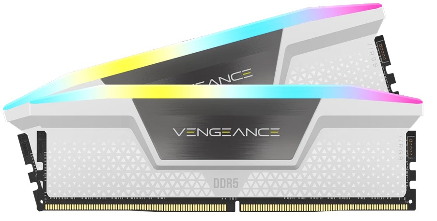 RAM CORSAIR VENGEANCE® RGB White 32GB (2x16GB) DDR5 5200Mhz (CMH32GX5M2B5200C40W)