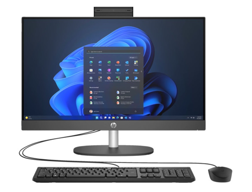 Máy tính để bàn All in one HP ProOne 240 G10 9H0A7PT (Intel Core i3-N300 | 8GB | 256GB | Intel UHD | 23.8 inch FHD | Win 11 | Đen)