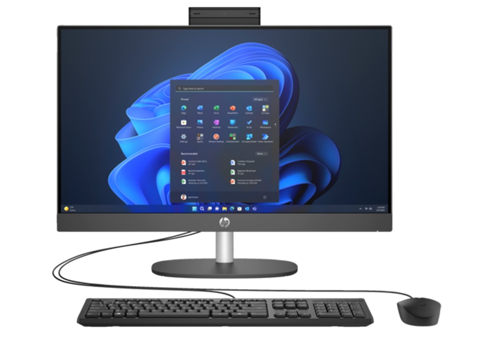 Máy tính để bàn All in one HP ProOne 240 G10 8W8K2PA (Intel Core i7-1355U | 8GB | 256GB | Intel Iris Xe | 23.8 inch FHD | Win 11 | Đen)