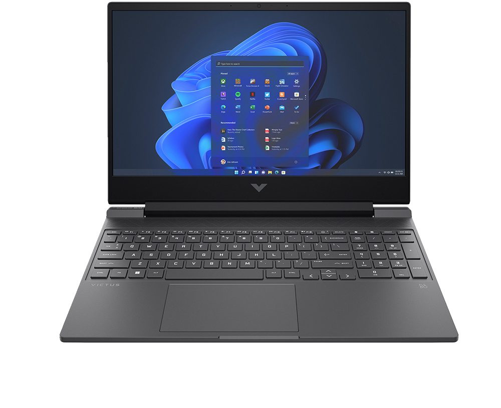 Laptop HP VICTUS 15-fa1155TX 952R1PA (Intel Core i5-12450H | 8GB | 512GB | RTX 2050 4GB | 15.6 inch FHD 144Hz | Win 11 | Đen)