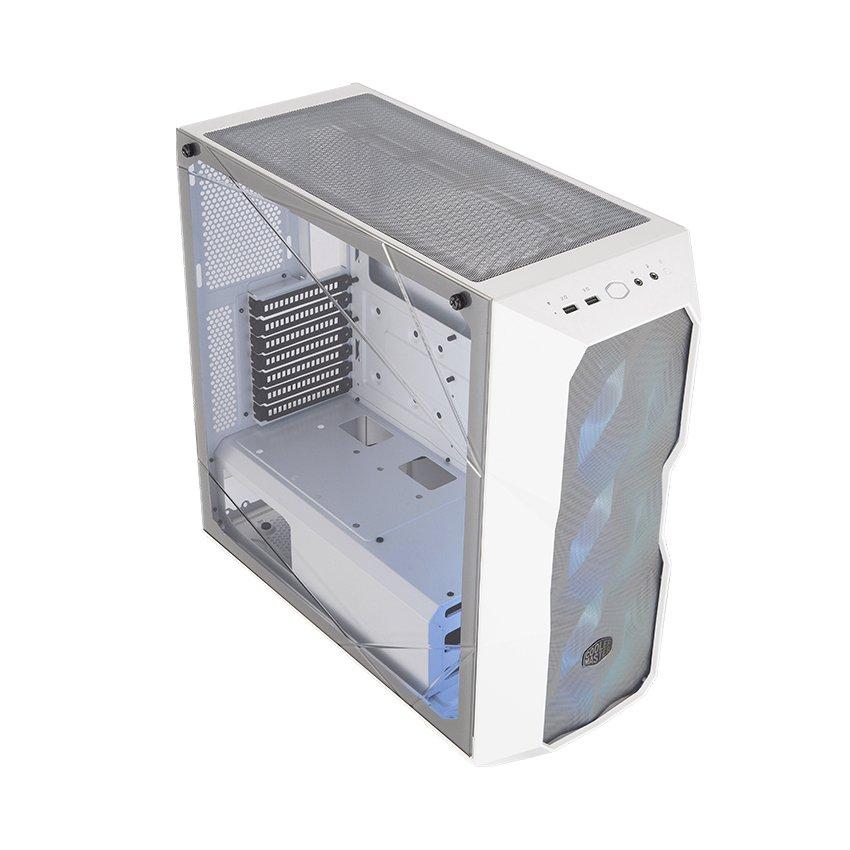 Vỏ case CoolerMaster MASTERBOX TD500 TG MESH WHITE ARGB
