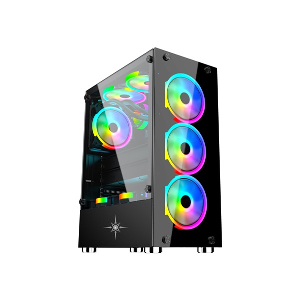 Vỏ case KENOO ESPORT K300 3F – Màu Đen ( 3 fan RGB – ATX)