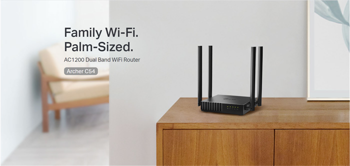 Bộ Định Tuyến TP-Link Archer C54 AC1200 Dual-Band Wi-Fi Router - ANPHATPC.COM.VN