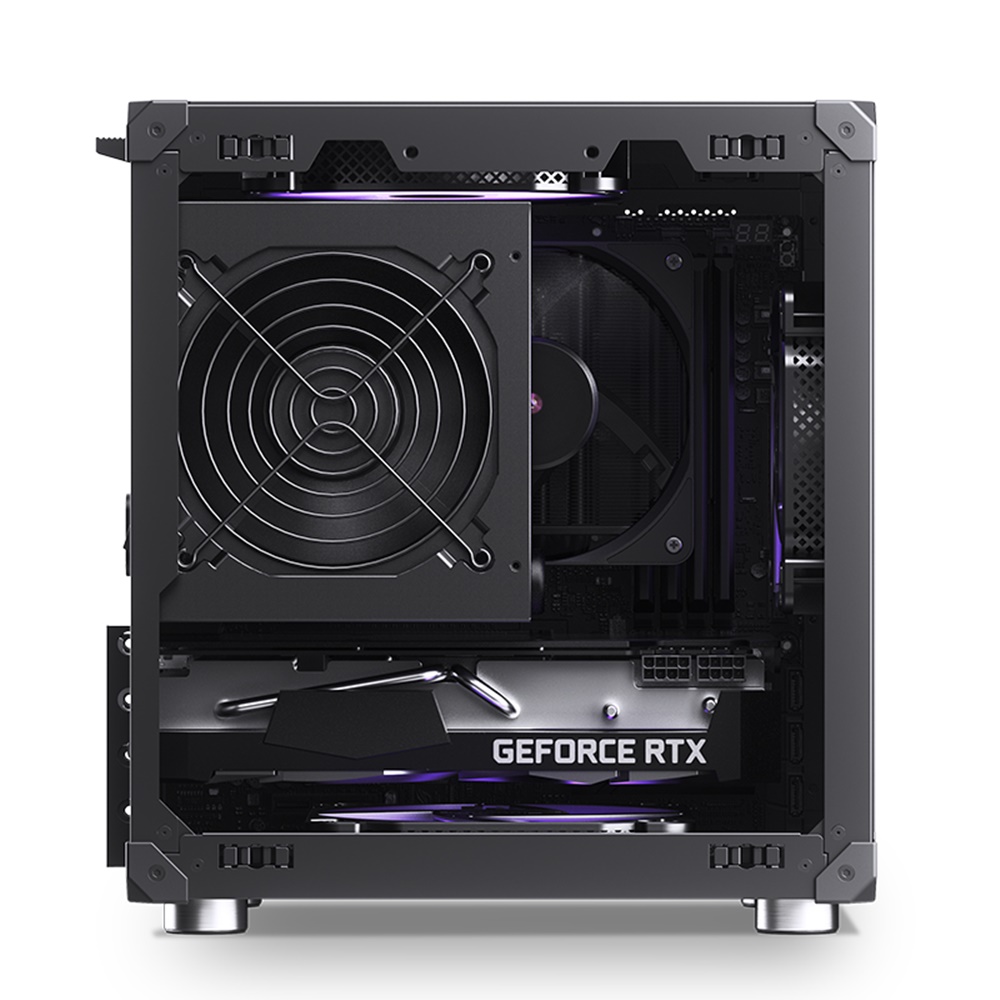 VỎ CASE JONSBO C6 BLACK ( MINI TOWER|MÀU ĐEN)