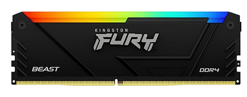 Ram Kingston FURY Beast RGB 8GB (1x8GB) DDR4 3200MHz (KF432C16BB2A/8)