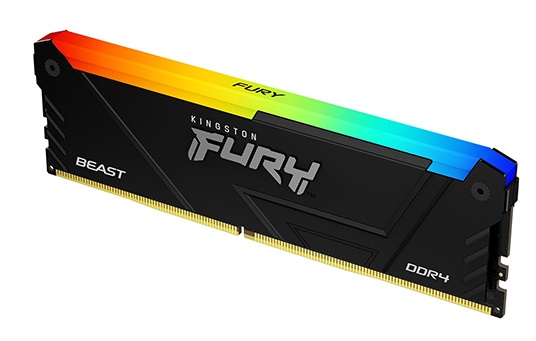 Ram Kingston FURY Beast RGB 8GB (1x8GB) DDR4 3200MHz (KF432C16BB2A/8)