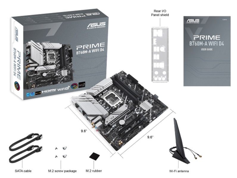 Mainboard ASUS PRIME B760M-A WIFI D4 CSM DDR4 (Bluetooth)