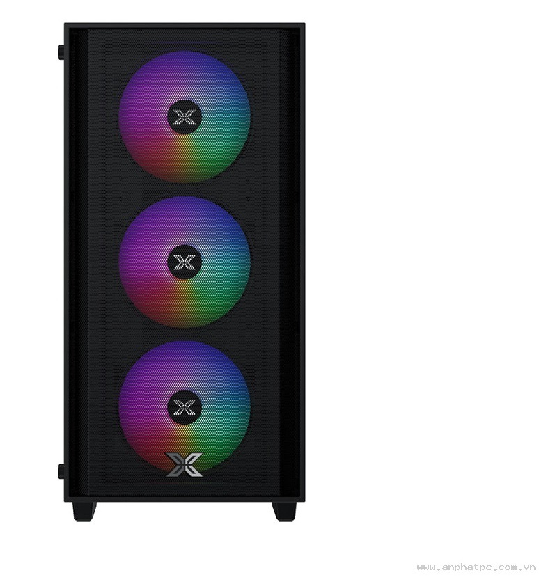 Vỏ Case Xigmatek NYX AIR II 3F EN41952 (Matx, 3 fan RGB, Màu Đen)