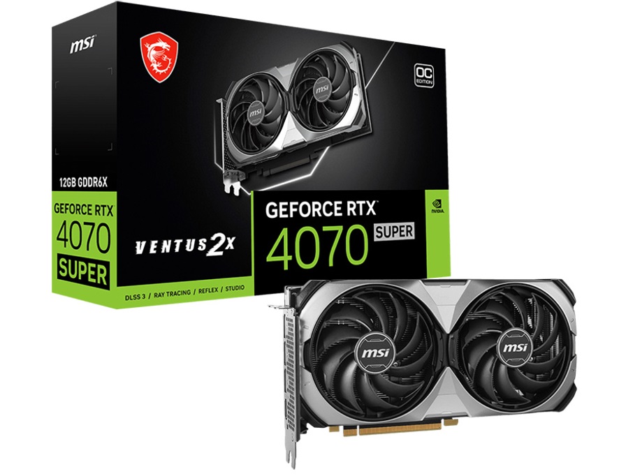 VGA MSI RTX 4070 Super 12GB Ventus 2X OC