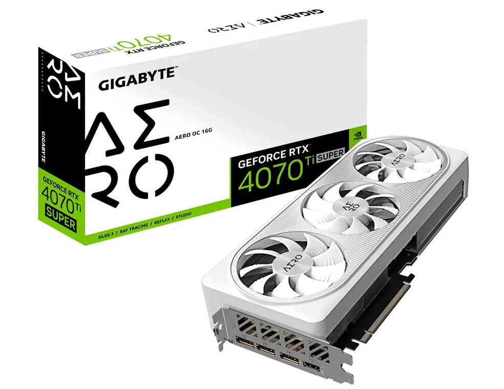VGA Gigabyte RTX 4070 Ti Super Aero OC 16GB GDDR6X (N407TSAERO OC -16GD)