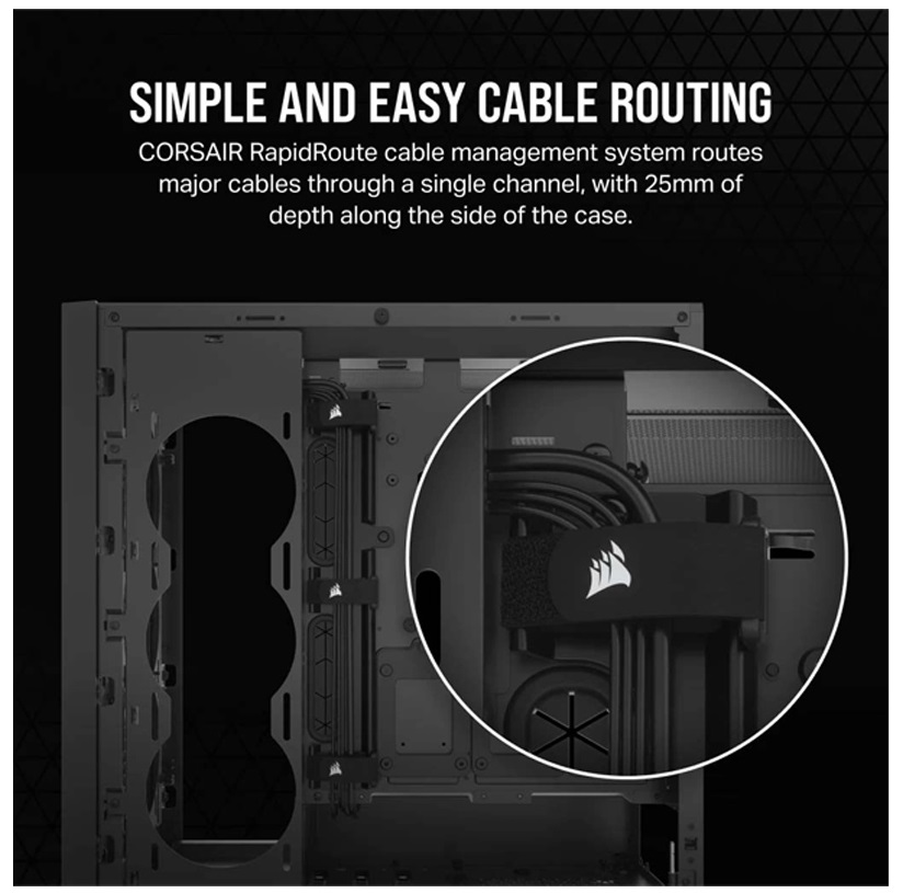 Vỏ Case Máy Tính Corsair 5000D AIRFLOW CORE Black CC-9011261-WW