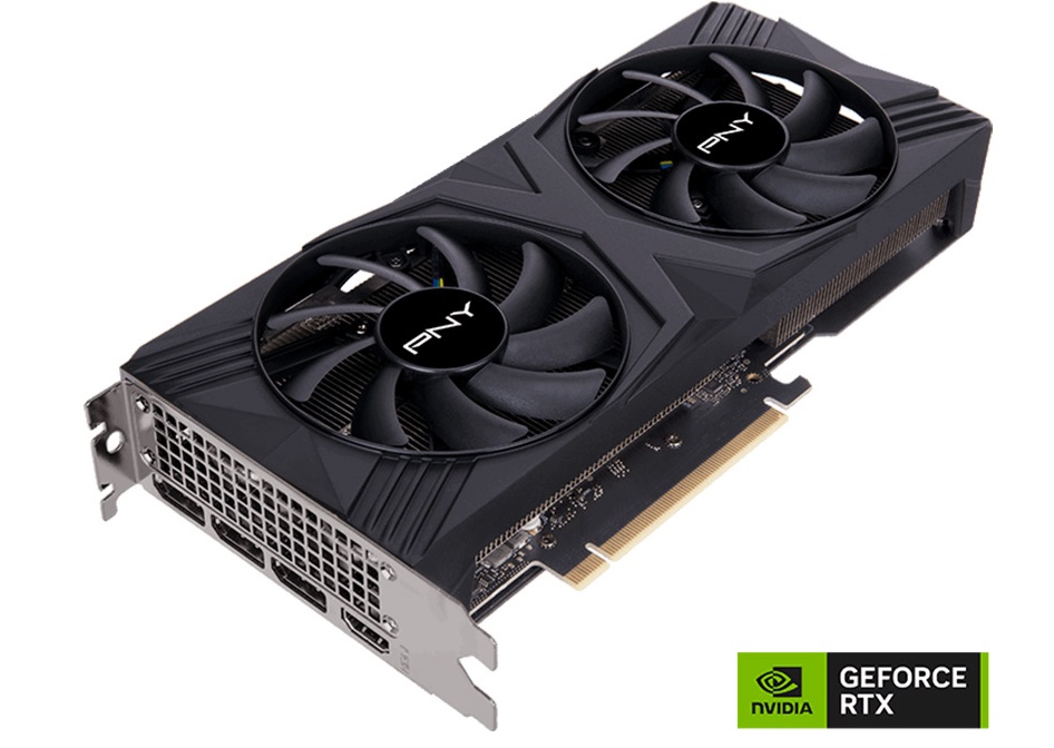 VGA PNY GeForce RTX 4070 SUPER 12GB VERTO Overclocked Dual Fan DLSS 3