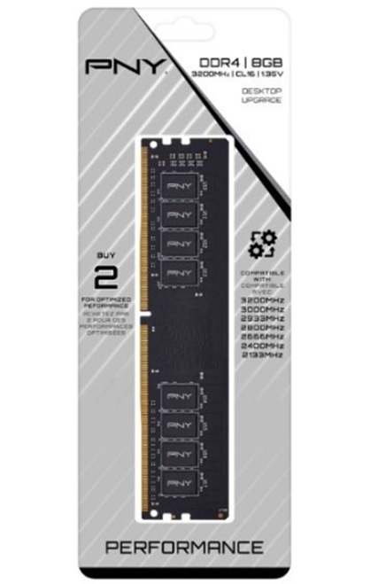 Ram PC PNY 8GB DDR4 bus 3200 (MD8GSD4320016-TB)