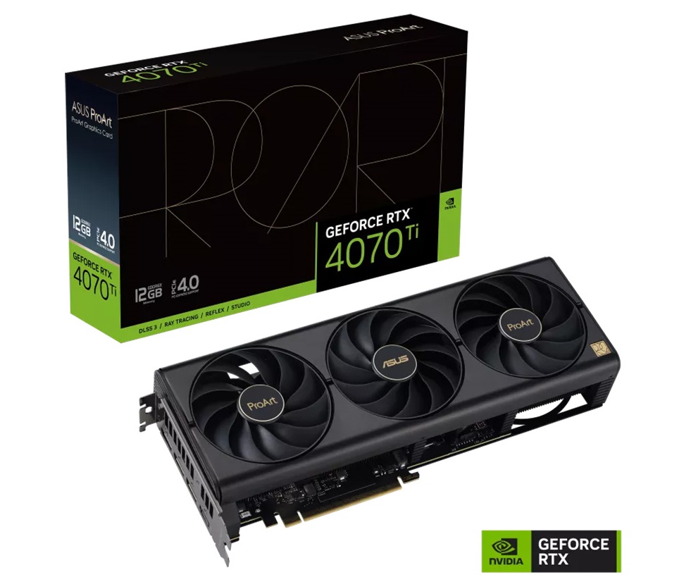 VGA Asus ProArt GeForce RTX 4070 Ti 12GB GDDR6X (PROART-RTX4070TI-12G