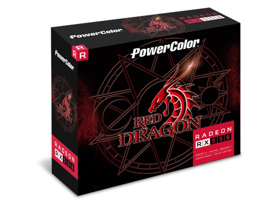 VGA POWER COLOR RX 550 4GB OC DDR5 – DHV2/OC