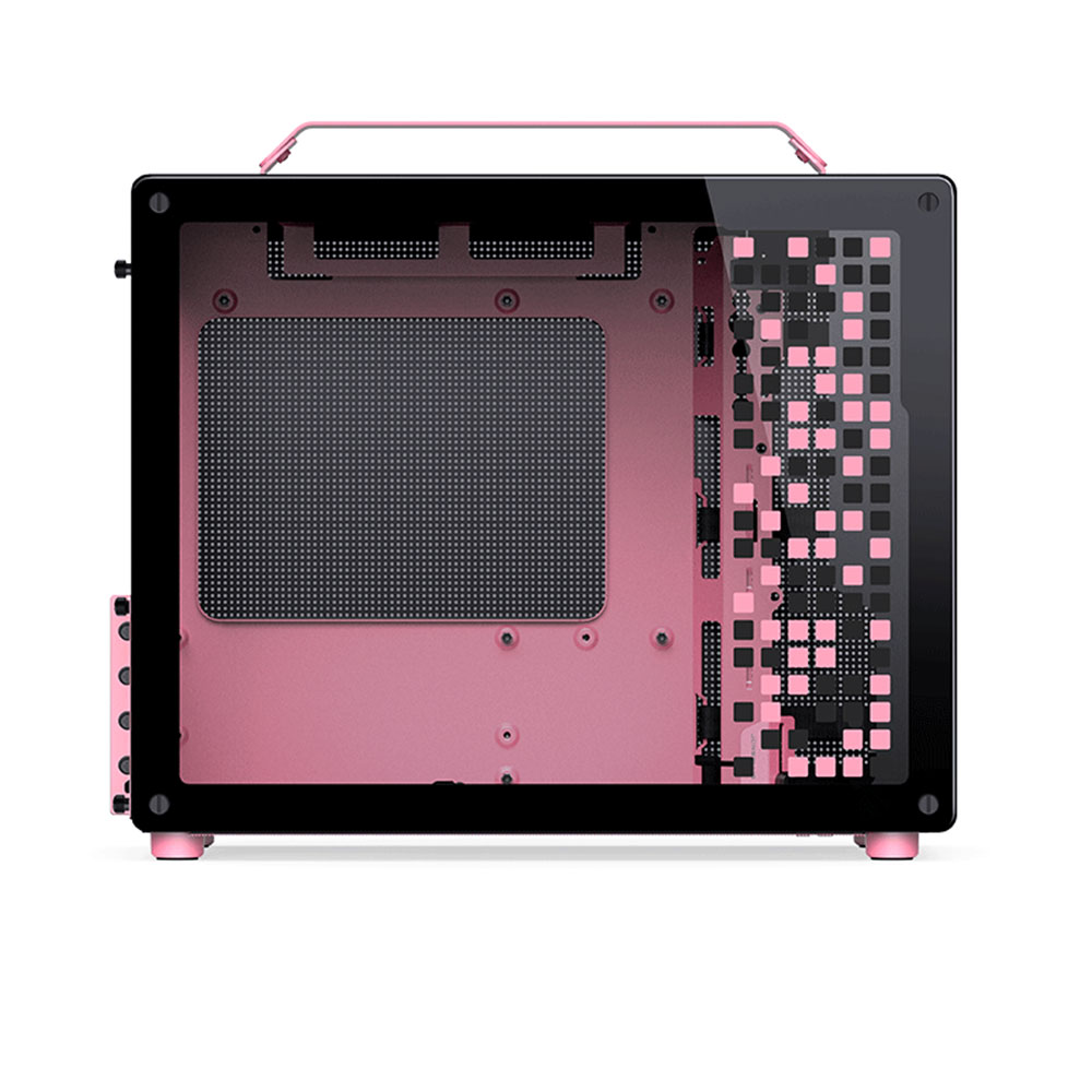 VỎ CASE JONSBO Z20 BLACK PINK (Mini MATX, Màu Đen Hồng)