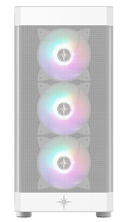 Vỏ Case Máy Tính Kenoo ESPORT AF100 – 3F MESH WHITE ( ATX, Màu Trắng, 3 Fan RGB)