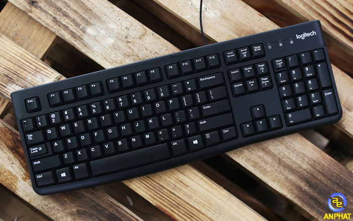 Bàn phím Logitech K120, Bàn phím có dây Logitech K120, Bàn phím máy tính USB Logitech K120 - ANPHATPC.COM.VN