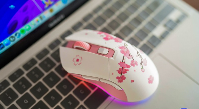 Chuột DareU EM901X RGB Superlight Wireless Pink