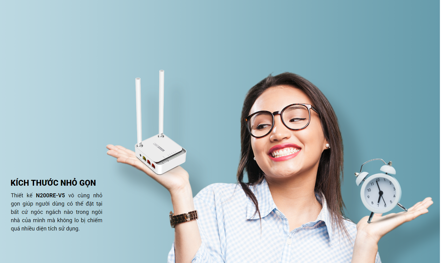 N200RE_V5 – Mini Router Wi-Fi chuẩn N 300Mbps