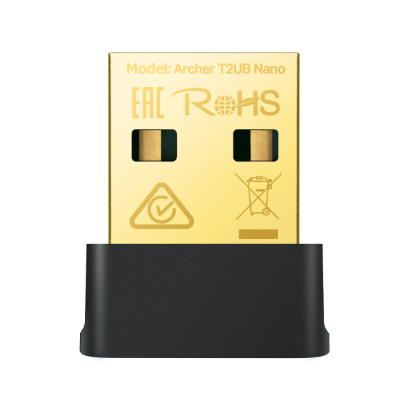 Card Mạng không dây USB TP-Link Archer T2UB Nano (Wireless AC600 + Bluetooth 4.2)